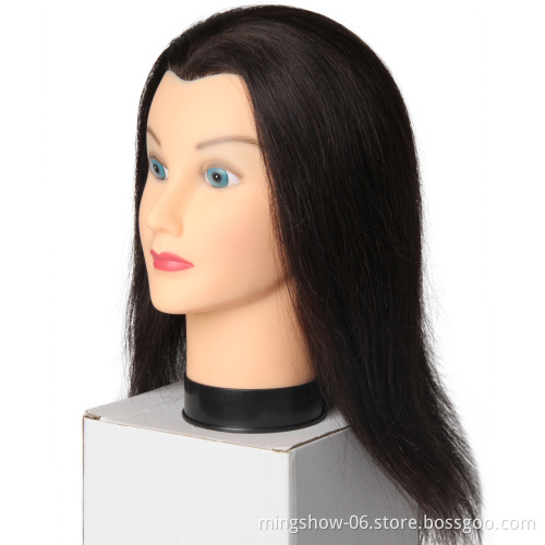 Beauty supply mannequin head human hair 100, african realistic mannequin head